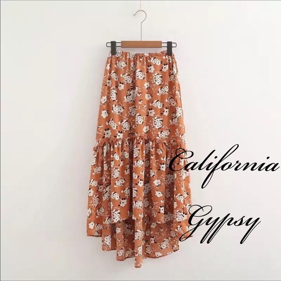 RESTOCKING🎉Bohemian gypsy hippie skirt🌈 - Picture 2 of 8